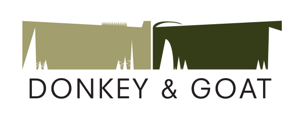 Donkey & Goat Winery Logo (Link to homepage)