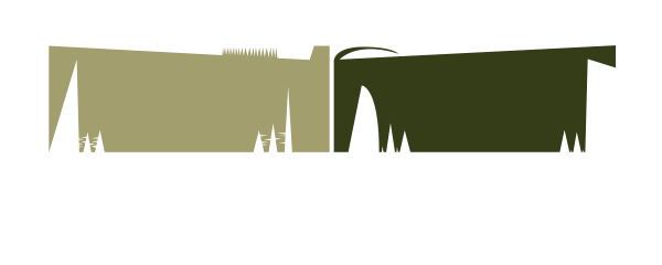 Donkey & Goat Winery Scrolled light version of the logo (Link to homepage)