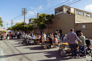 First Friday Block Party at Donkey & Goat